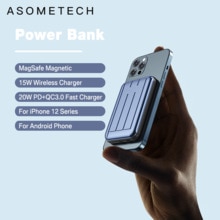 15W kabellos magnetisch Energie Bank für iPhone 12 Profi Max Mini QC 3,0 20W PD USB C Typ C Schnelle Ladung Extrenal Batterie Ladegerät