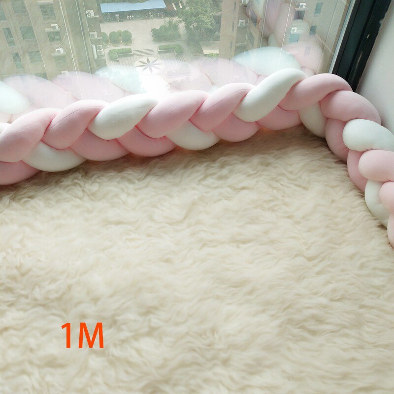 1M/2M Baby Bed Bumper Warm Bumpers in the Crib Kids For Newborn Babe Pillow Cushion Cot Room Infant Knot Things Protector Kids: LTMM042-3