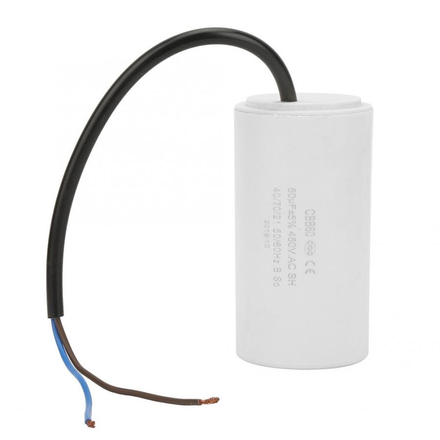 Condensateur 450V 60uf ESR | Condensateur pour appareil électrique domestique, condensateur à moteur 0.2 V 60uf