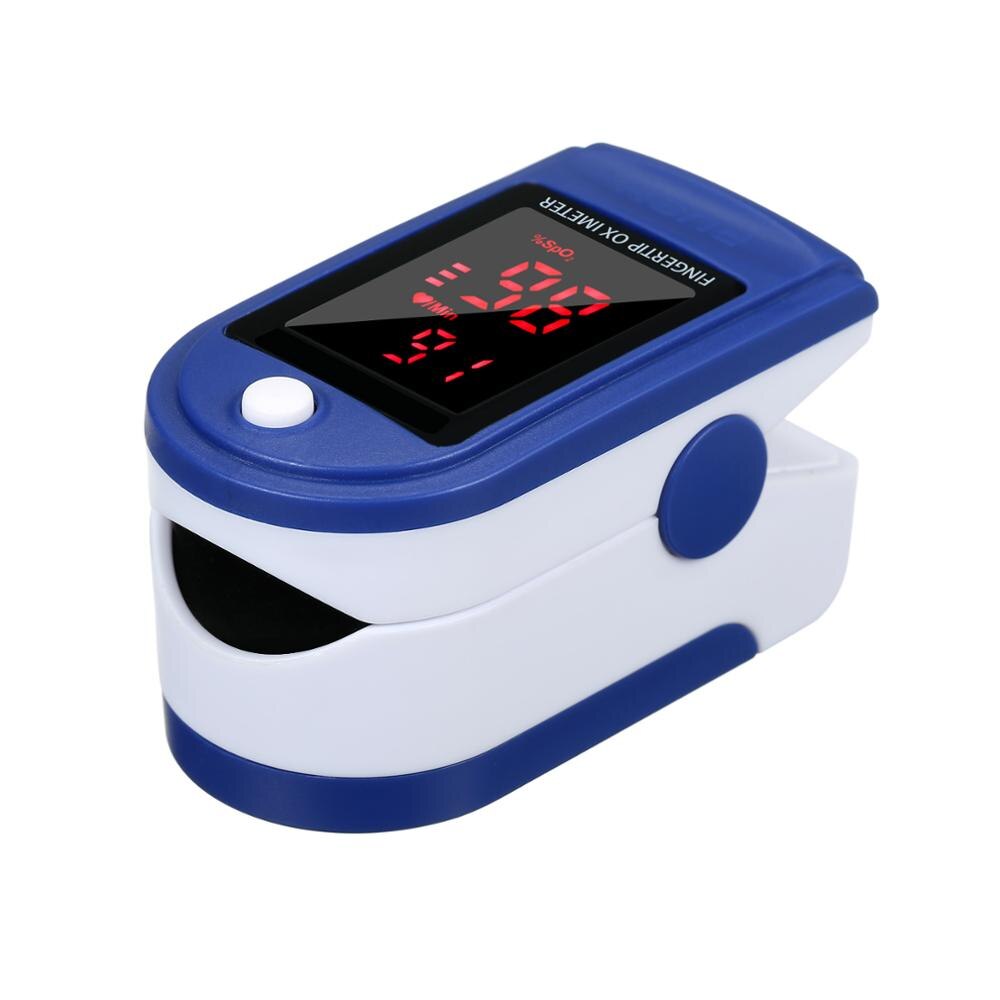 Pulsossimetro portatile pulsossimetro digitale per uso domestico ossigeno nel sangue misuratore di saturazione della frequenza cardiaca Spo2 PR Monitor per dito per la casa: MD2003