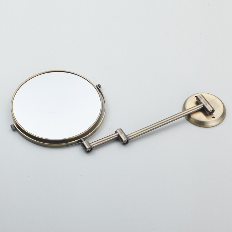 Makeup Mirror Beauty Adjustable Wall Mounted Extending Folding 360 Degree Swivel Antique Mirror