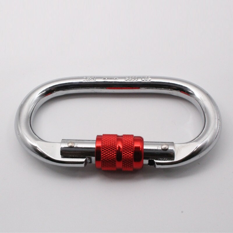 2 stück/set karabiner für aerial-yoga-hängematten, ce-zertifiziert, 25kn karabiner-fitnesszubehör für yoga-hängemattengurt