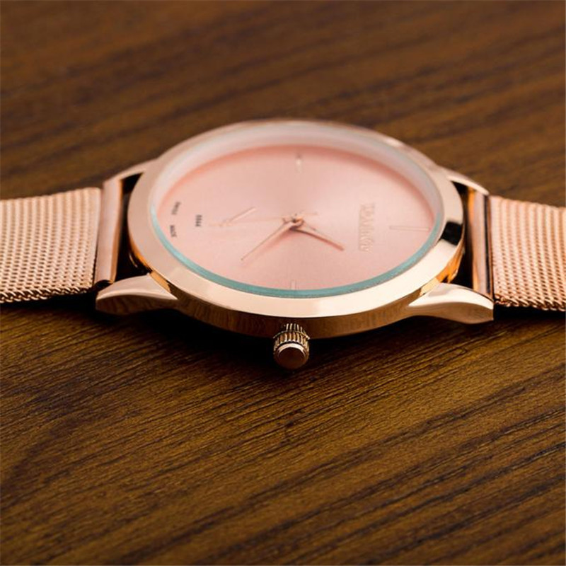 Alloy Belt Mesh Watch Unisex Women's watches Minimalist Style Quartz Watch relogio feminino saat Watches for women