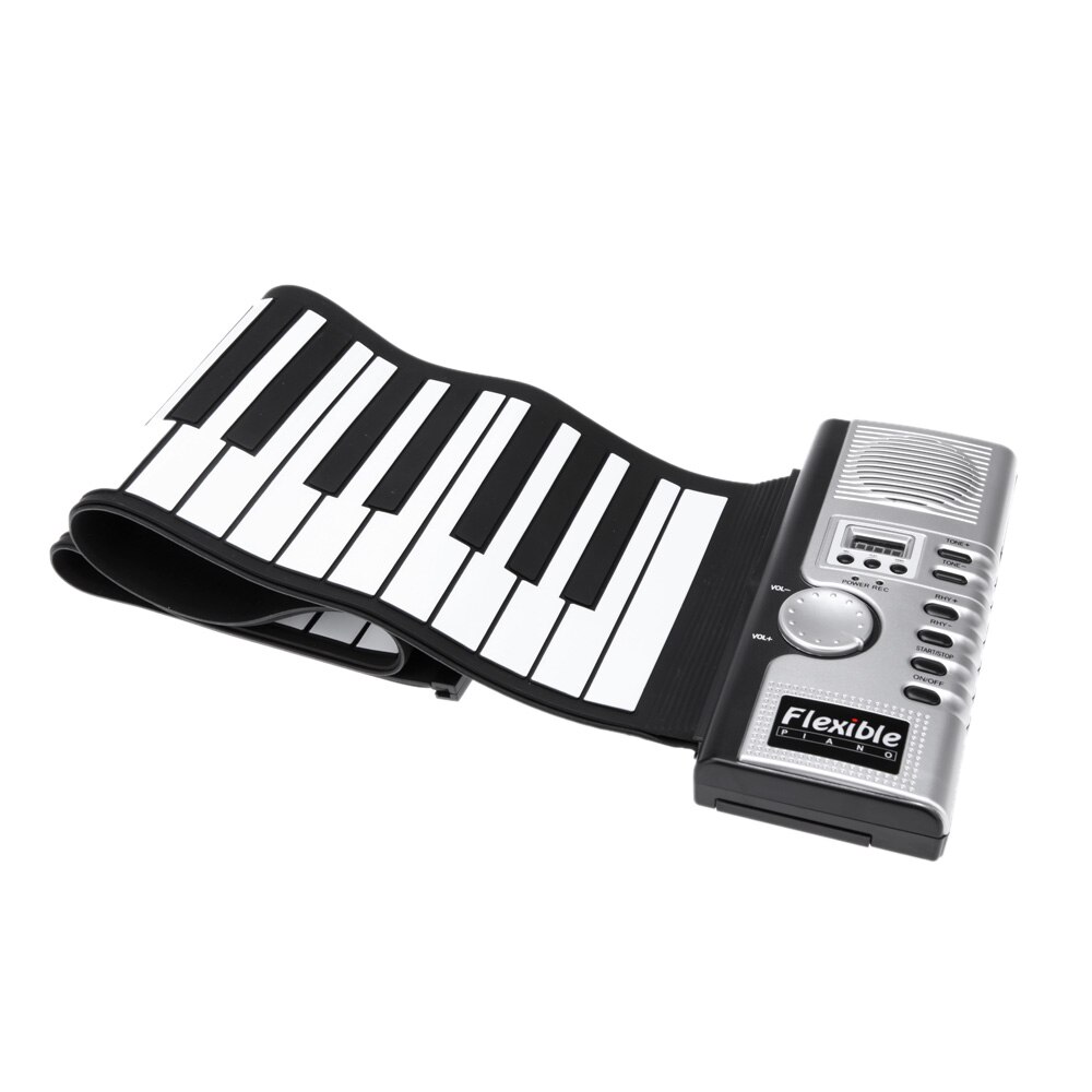 Flexibele Roll Up Elektronische Soft Keyboard Piano Draagbare 61 Toetsen Keyboard Muziekinstrument Speelgoed Voor Beginner