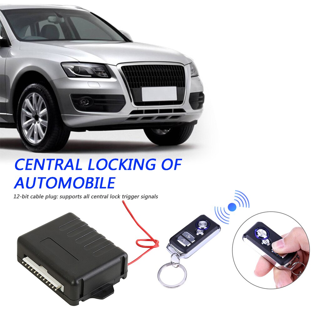 Kit de verrouillage de porte centrale de voiture, système d&#39;alarme sans clé, télécommande 410/T219