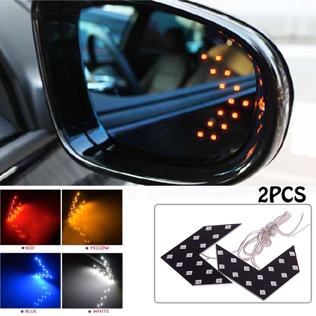 2 uds. De luz LED trasera para espejo de coche para Volvo XC40 XC90 XC70 S60 S80 S90 C30 V70 V90