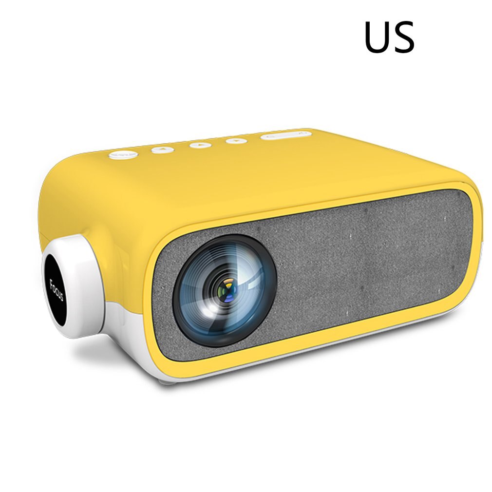 Projector Home Yg280 Mini Mini Projector Led Home P HD Portable Factory Outlet: US yellow