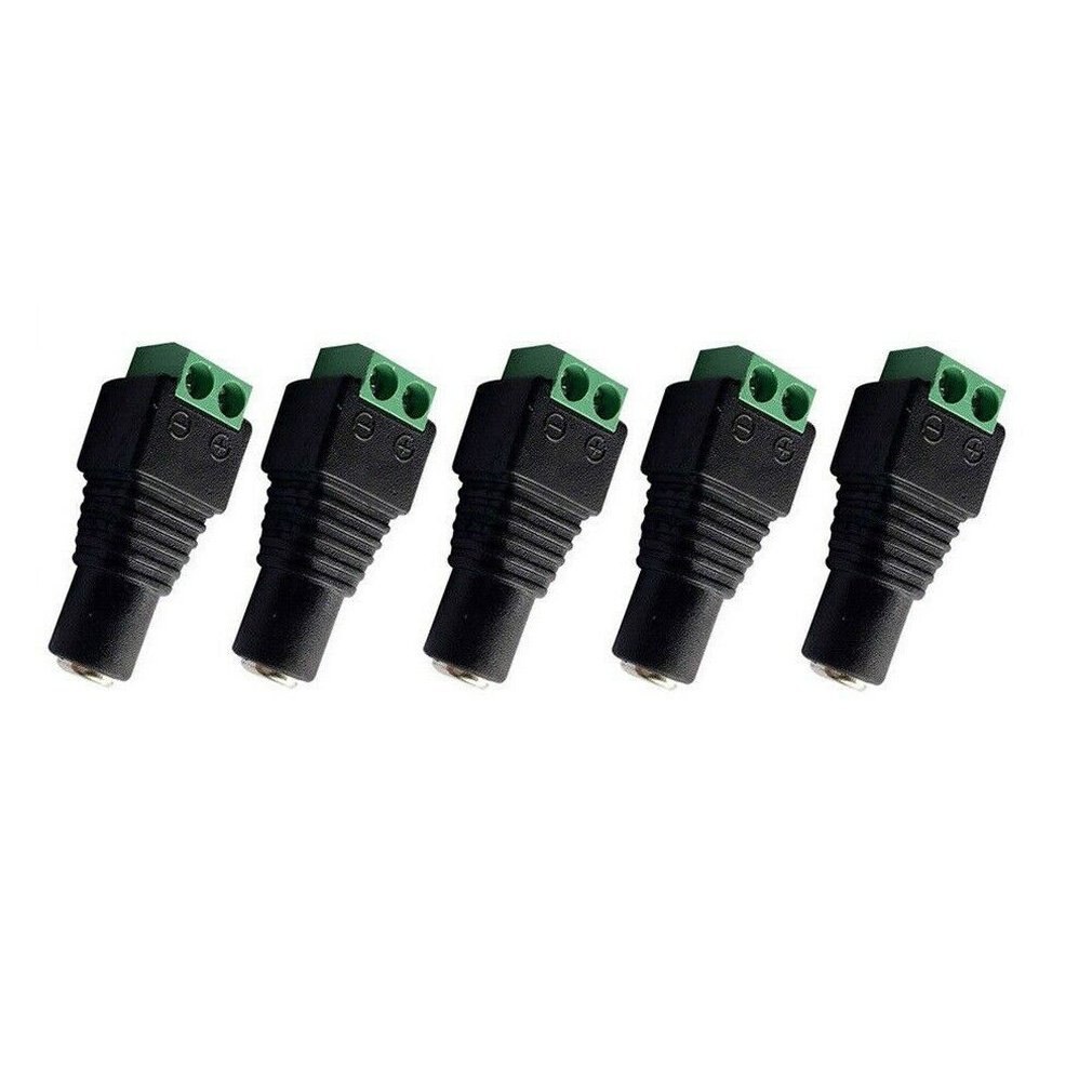 10 pair (20pcs) Coax Cat5 To Bnc DC Power Male jack plug DC female Connector plug adapter Av BNC UTP for CCTV Camera Video Balun