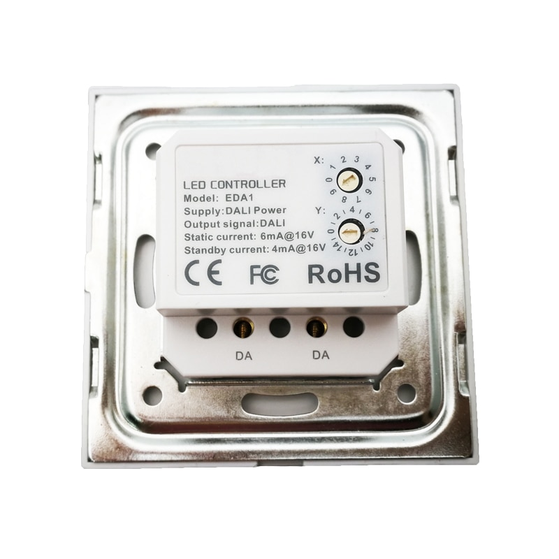 Dali Led Dimmer On/Off Switch 86 Type Wall Mount Touch Panel Dimmable 1 2 3 4 Channel Scene Group Unicast Broadcast Mode