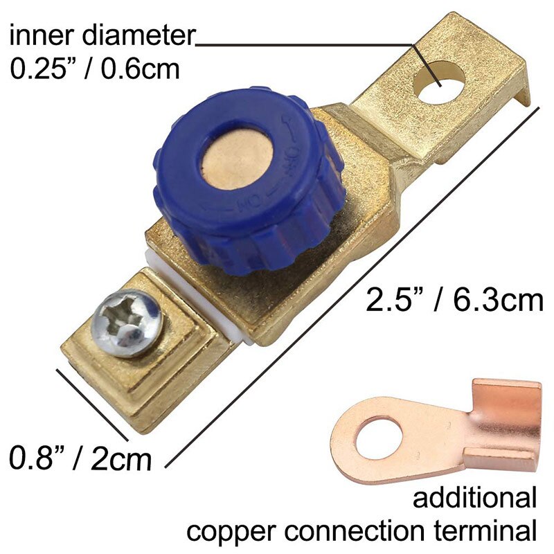 Borne de batterie de moto universelle lien interrupteur de coupure rapide isolateur de déconnexion rotatif Scooters accessoires de moto