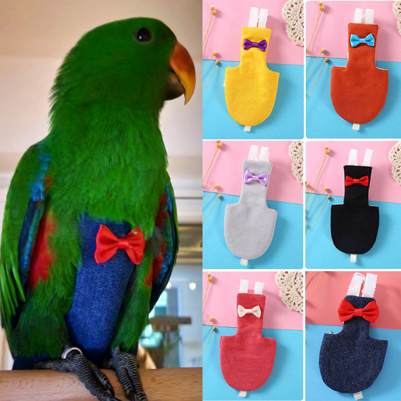 Vogel Papegaai Luier Vlucht Pak Nappy Kleding Voor Groen Wang Conure Van Parkiet Valkparkieten Duiven Medium Grote Huisdier Vogel