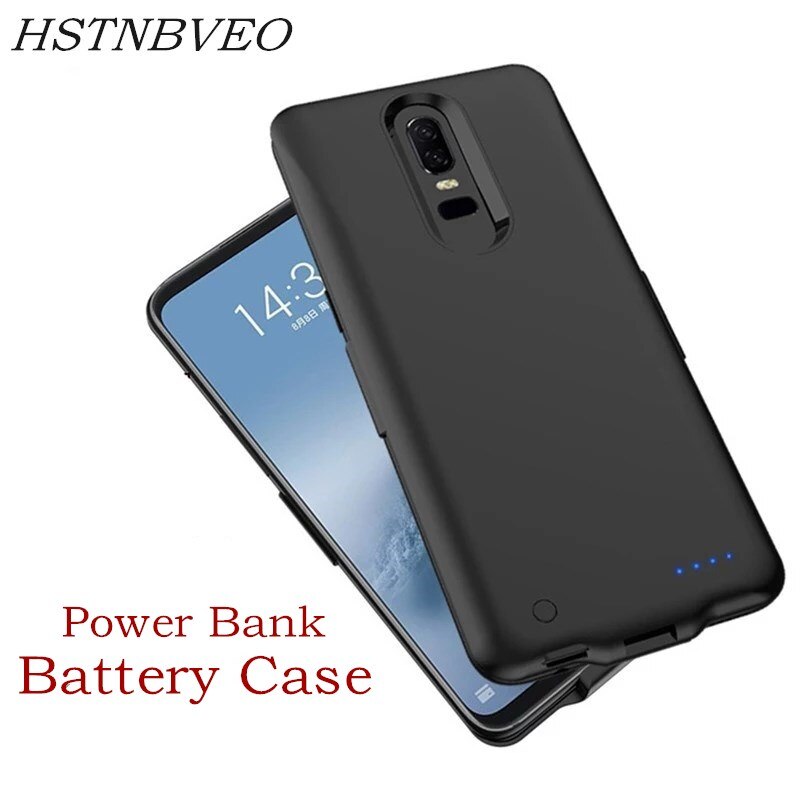 6500mAh Slim Battery Charger Case for Oneplus 6 Battery Cover Slim External Power Bank Backup shockproof Charging Back Cover