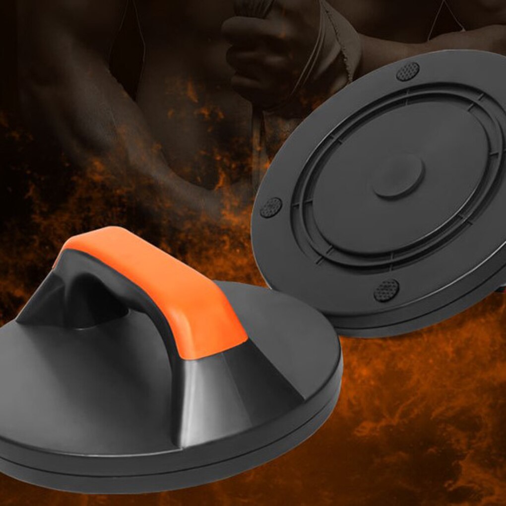 1 Pair Push Up Bars Anti-slip Rotating Circular Push-up Workout Stands Home Gym Fitness Tool