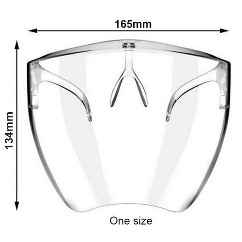Transparent Face Mask Goggles Windproof Anti-spray Mask Men Women Protective Glasses Cycling Outdoor Equipment: 01