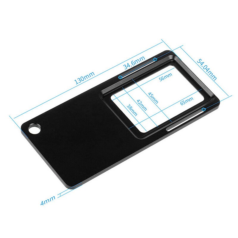 Adaptador de cámara de acción a Gimbal de mano, placa de montaje intercambiadora para GOPRO Hero 8 7 6, adaptador de Clip para estabilizador DJI OSMO