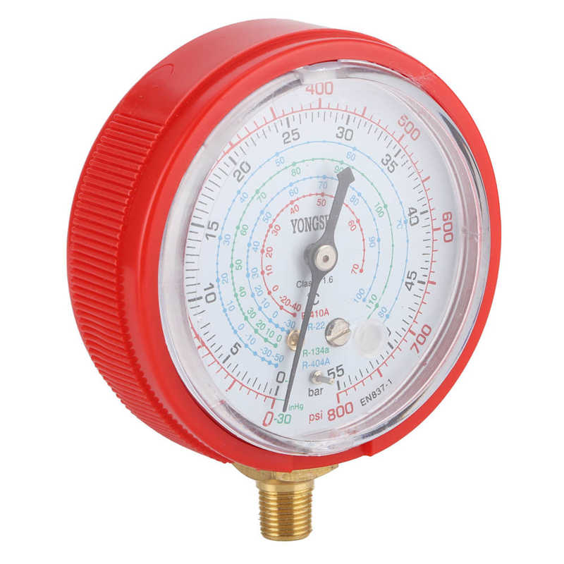 Manifold Gauge AC Repairing Tool Air Conditioning Fluoride Pressure Gauge High/Low Pressure Meter AC Repairing Tool