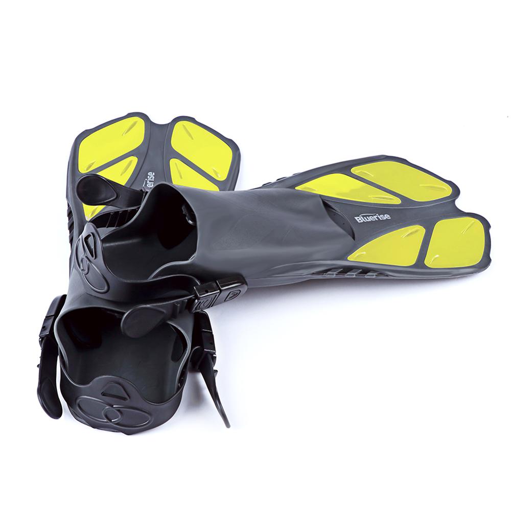 BR BLUERISE Flippers Water Sport Swimming Fins Snorkel Neoprene Anti-slip Swim Shoe Scuba Swimming Diving Fins For Adults