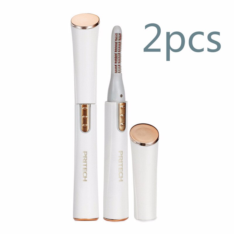 Portable Électrique Bigoudi Passionné De Cil USB Rechargeable Bigoudi Durable Cils Repassage Maquillage Curling Outil Kit: 2 pcs