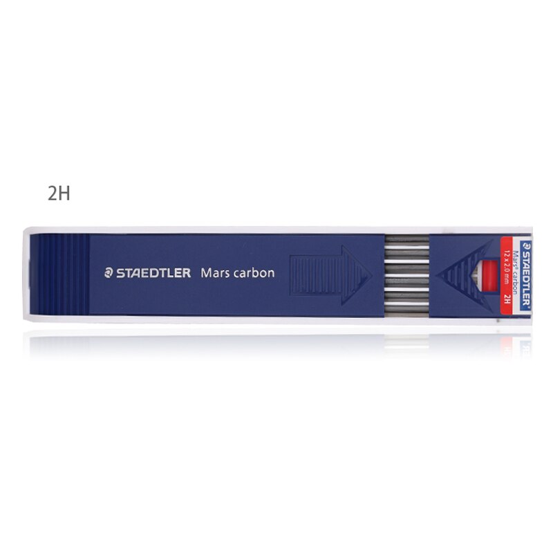 Staedtler Mars 780 lápiz mecánico 2,0mm de espesor de dibujo prensa automática lápices boceto de ingeniero Manga 780BK: 2H