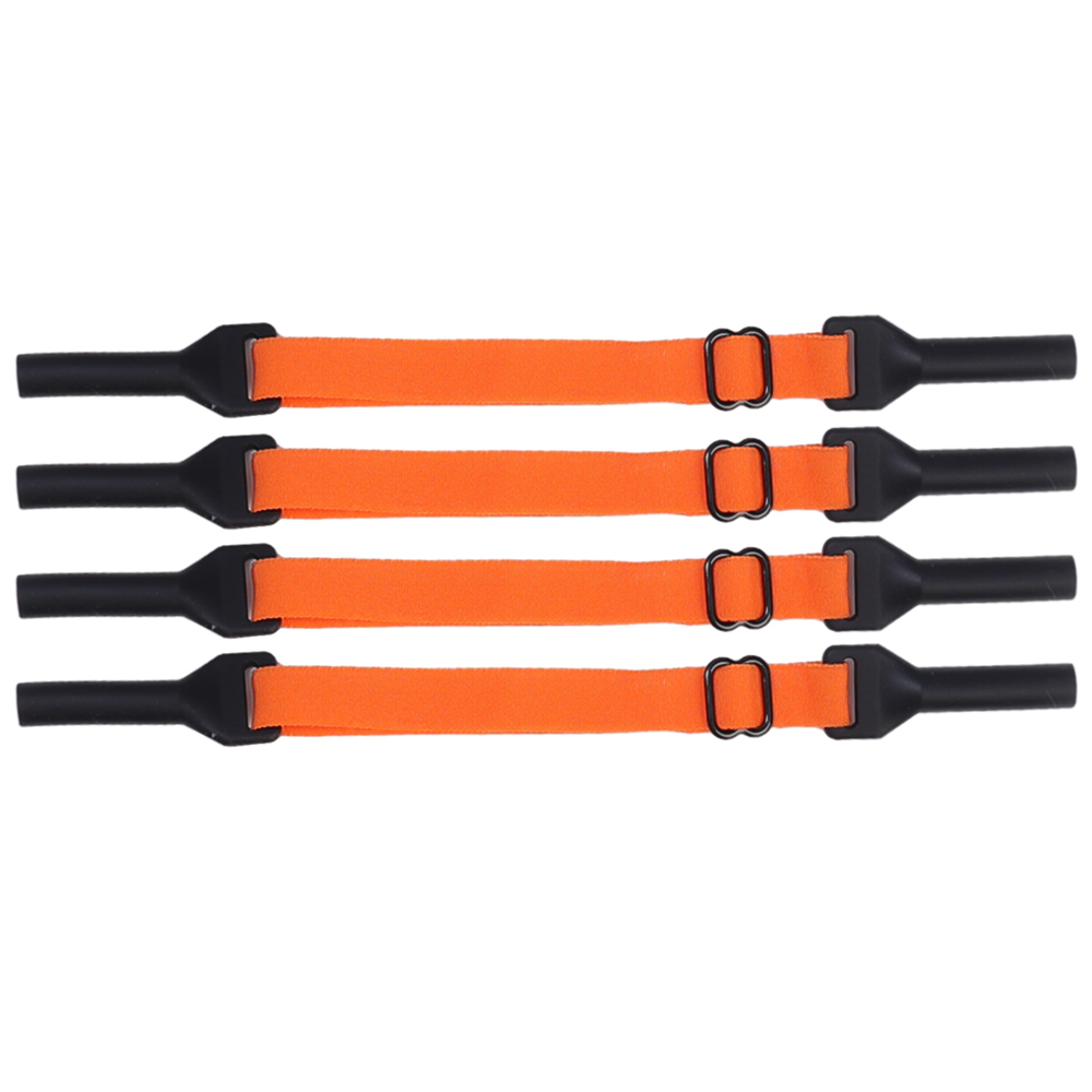 1/4PCs Sports Glasses Rope Adults Adjustable Silicone Eyewear Rope Strap Neck Cord Holder Safety Band Strap Glasses Ropes Chains: army green