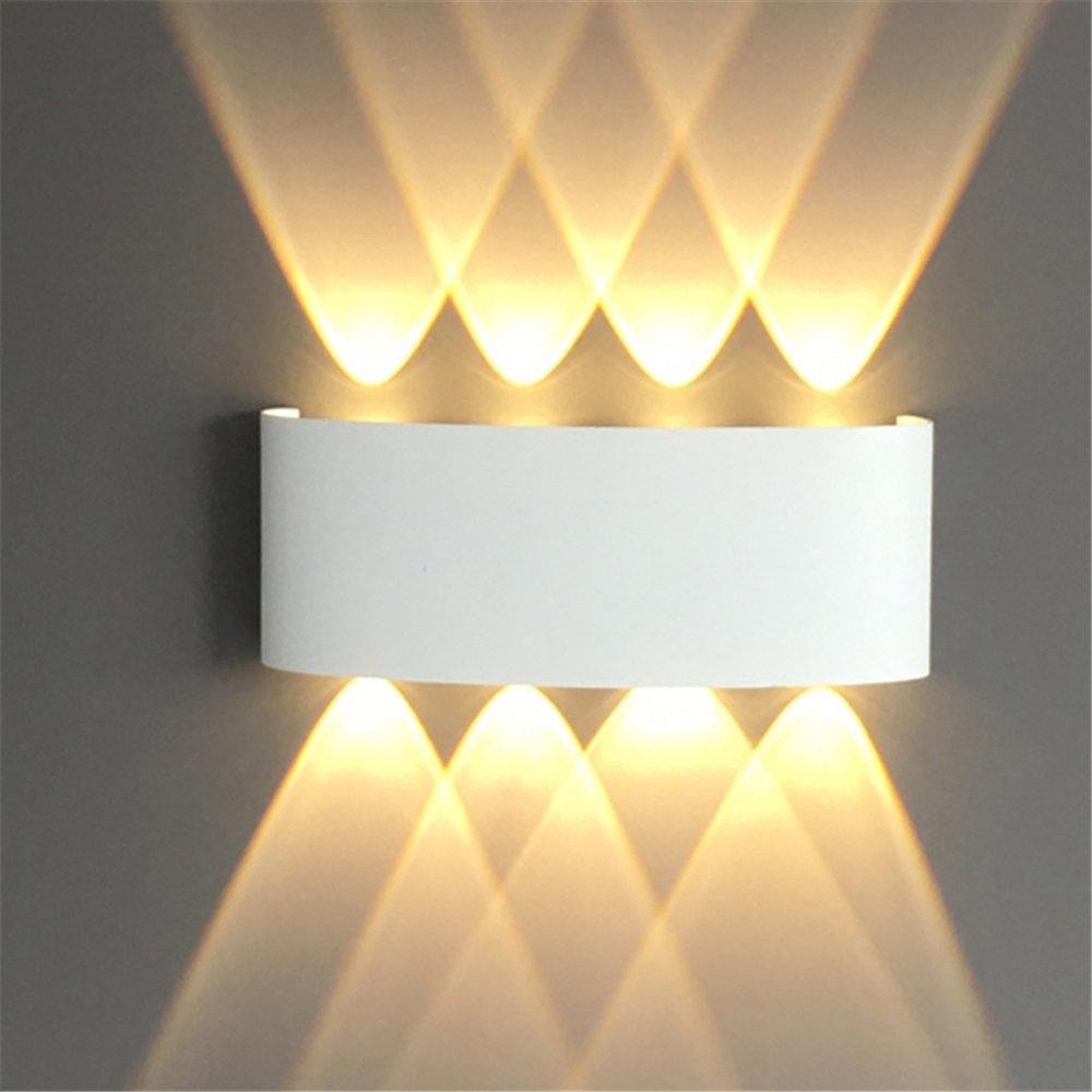 Led udendørs vandtæt væglampe belysning soveværelse stue lys gang korridor udendørs havelampe aluminium led væglampe