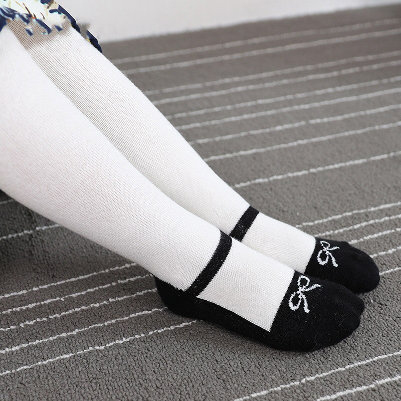 Hylidge baby flicka leggings byxor barn strumpbyxor halkskydd leggings barn flicka strumpor skor mönster dans strumpbyxor