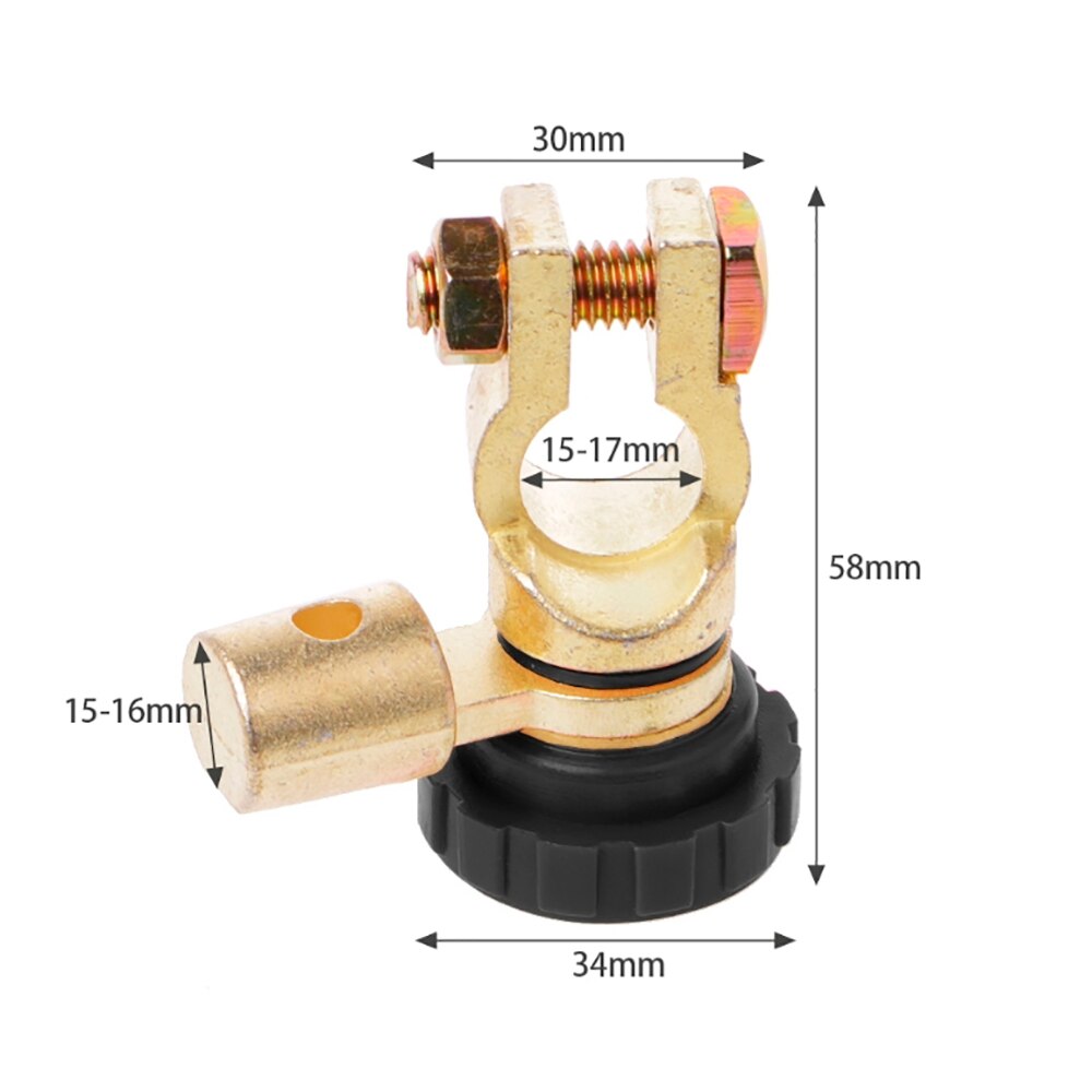 Battery terminal with screw clip (with mass switch), battery terminal, Wire Terminal, battery terminal