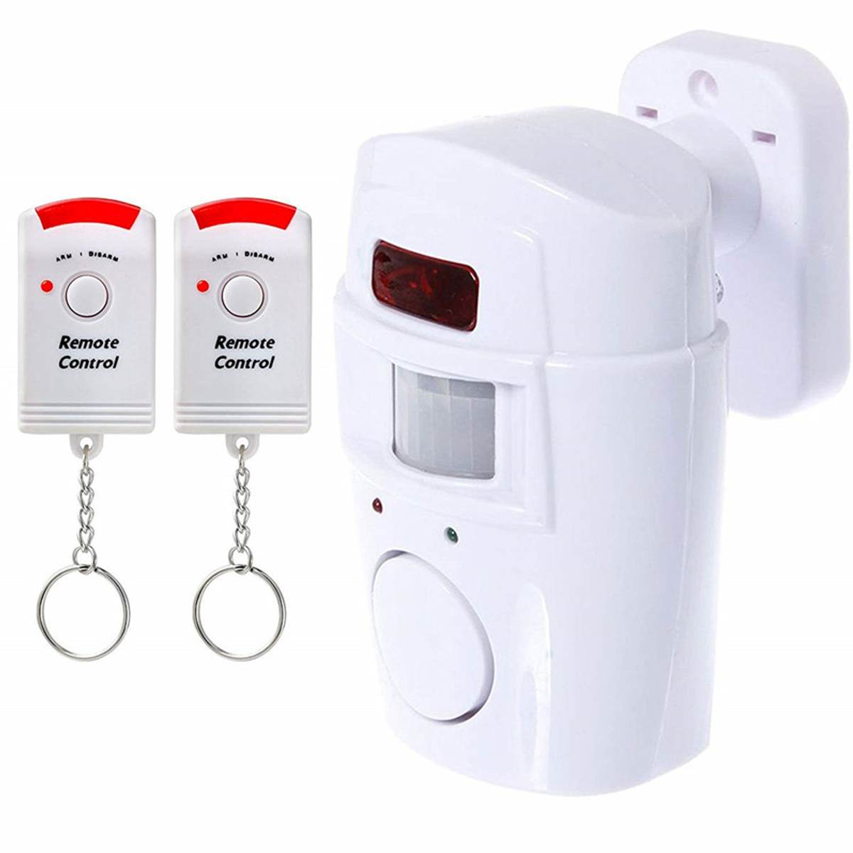 105dB Alarm Monitor Home System IR Infrarot Motion Sensor Alarm Sicherheit Detektor Drahtlose Alarm system + 2 remote controller