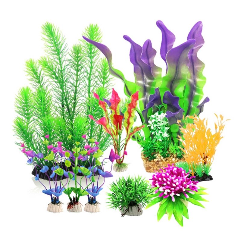 2022 Aquarium Plants Seaweed Water Plants for Aquarium Water Plant Grass Ornament