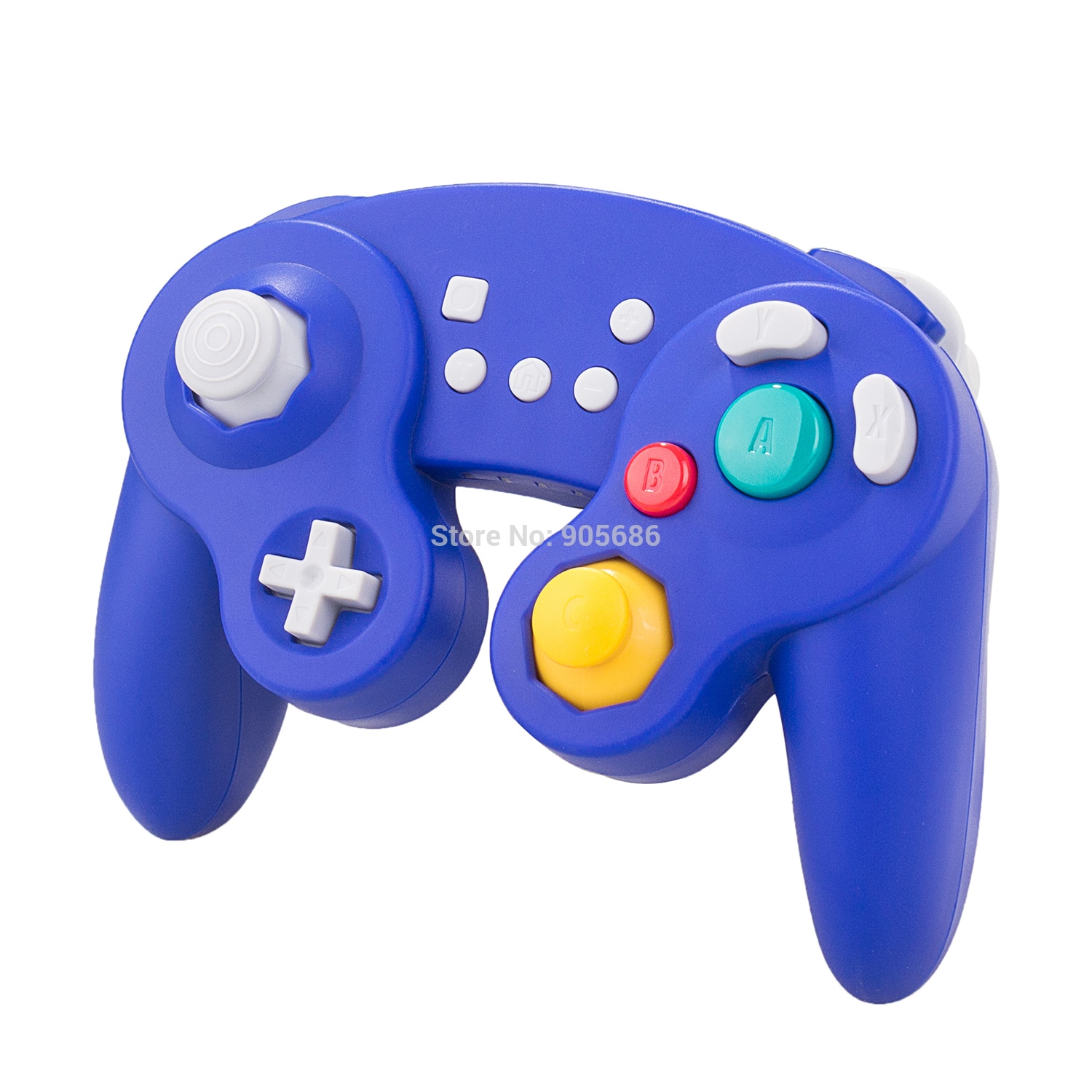 EXLENE Bluetooth Wireless Gamecube Controller for Nintendo Switch, Rechargeable, Motion controls/Rumble/Turbo