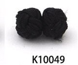 10 pairs/lot Silk Knot Cufflinks Upscale Men's Classic Double Rope Ball Knot Shape Cuff Links Handmade Silk Knots Cuff Link: K10049