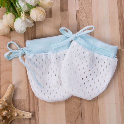 Del bambino Delle Ragazze Dei Ragazzi unisex anti-graffio Guanti bambino Appena nato infantile Morbido Cotone Handguard anti graffiare guanti Guanti