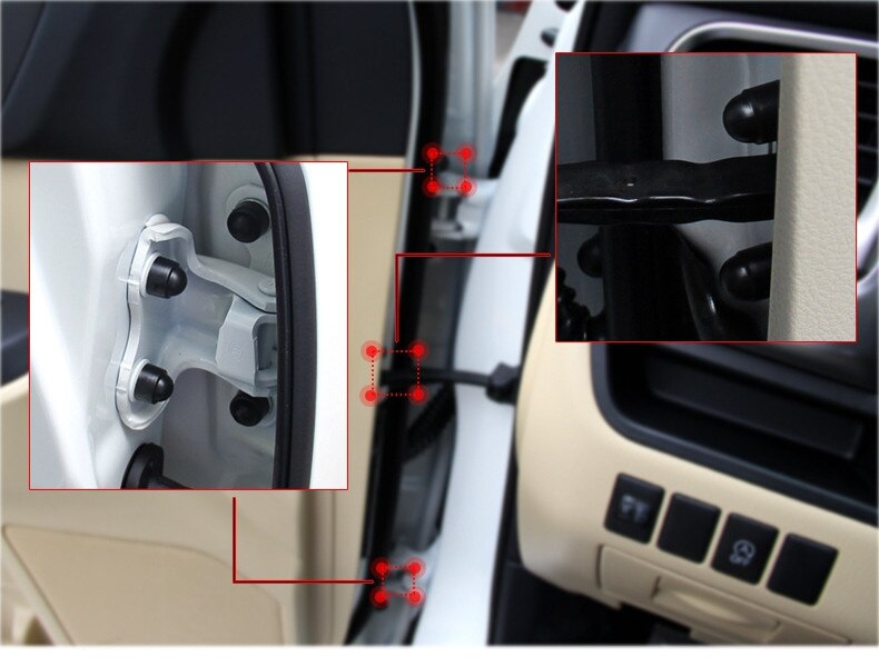 16 st bilinredningstillbehör universell automatisk skruvskydd för dodge caliber ram 1500 husvagn laddare grand caravan