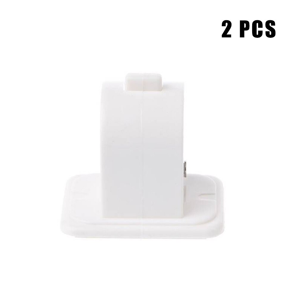 Selvklæbende kroge gardinstang stang beslag draperi kroge holdere fiksering stang holder lbshipping: 2 stk