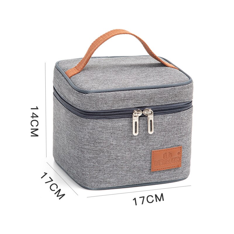 Korean Version of Portable Insulation Bag Work Meal Bolsa Aluminum Foil Thickened Lunch Lunch Bag Fresh-keeping Picnic Sac A Dos: G