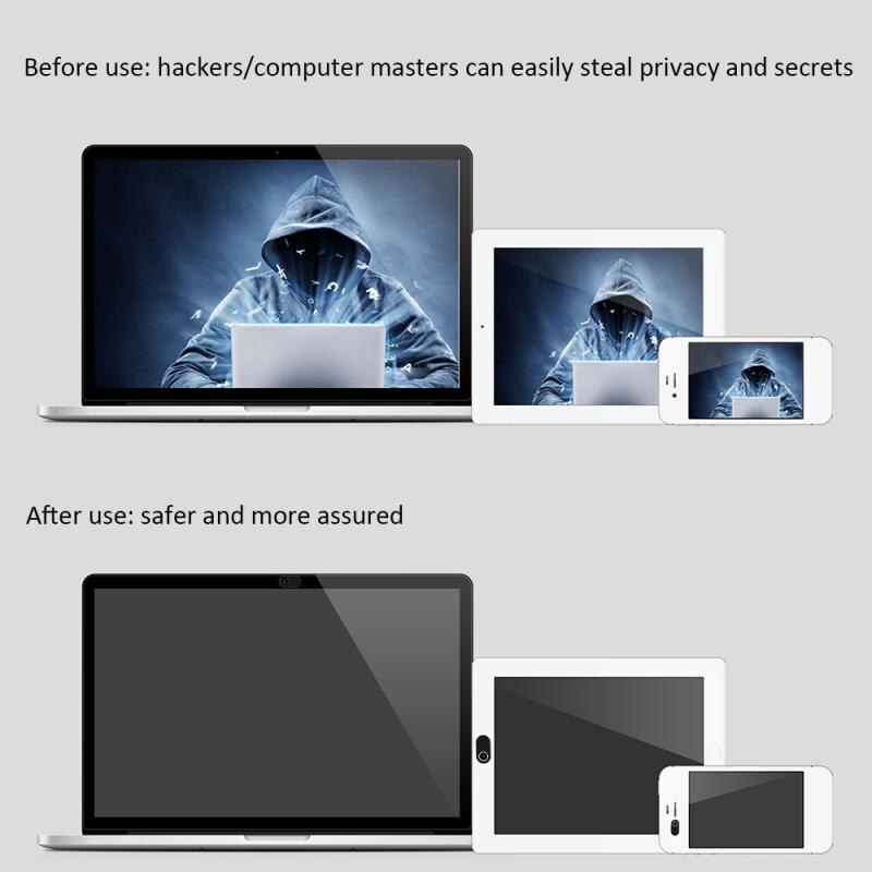 6pcs / 8pcs Ultrathin Camera Shield Stickers for Notebook PC Tablet PC Mobile Anti-Hacker Peeping Protection Privacy Cover