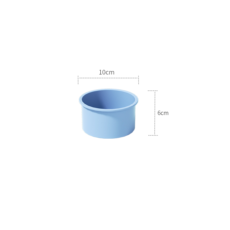 Runde Kuchenform – Silikon-Kuchenform zum Backen, antihaftbeschichtete Backform für Schichtkuchen, Käsekuchen und Schokoladenkuchen – 4" 6&q: Armee Grün