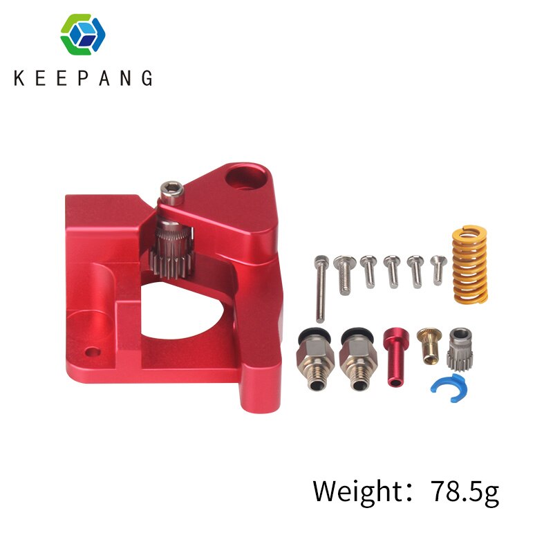 Jopto MK8 Extruder Kit Für 3D-Drucker – Rechte Hand, Aluminiumrahmen, Für Bowden-Drucker Wie Prusa I3 & Delta