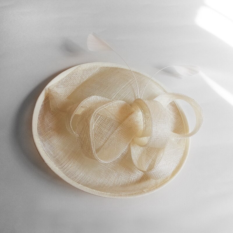 Rétro Style Lin Mariée Chapeau Haut-de-Forme Chapeau Net Européenne Britannique Coiffe Banquet Chapeau Haut-de-Forme Mariage chapeau De Mariée royale chapeau mariage mariée