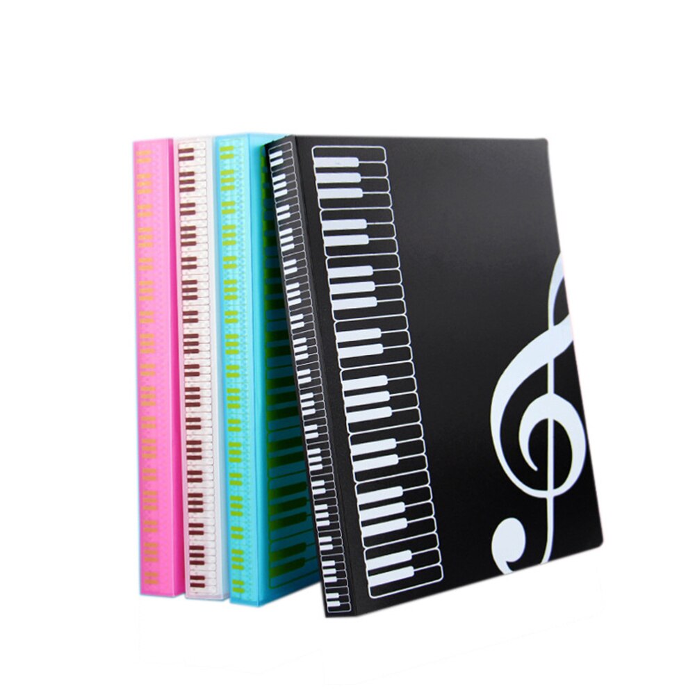 2Pcs Office Folder File Folder Organizer Paper Document Holders School Office Supplies with 40Pcs Inside Pages (B