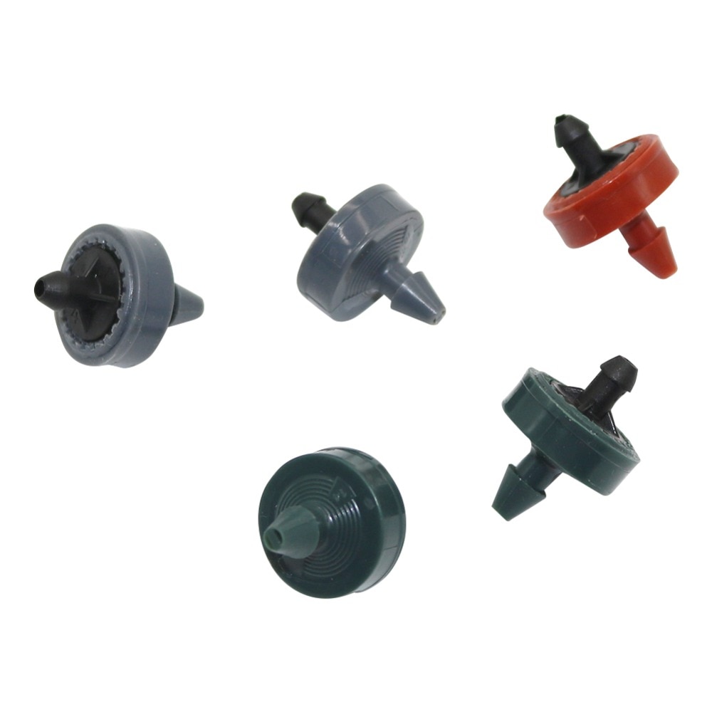2L/H, 4L/H, 8L/H Mini Druppelaar Druk Compenseren Drip Emitter On-line Druppelaar Landbouw Drip Emitter Druppelirrigatie 40 Pcs