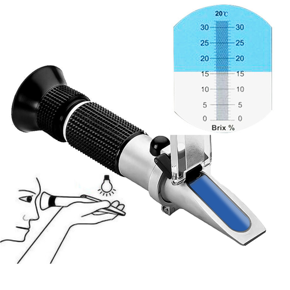 Réfractomètre Brix portatif 0 ~ 32%, outil optique – Grandado