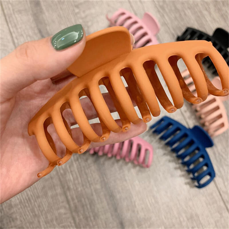 Pinzas de pelo liso coreanas a la , horquillas y pinzas para el pelo acrílicas elegantes glaseado para mujeres y niñas, Accesorios para peinados DIY: D