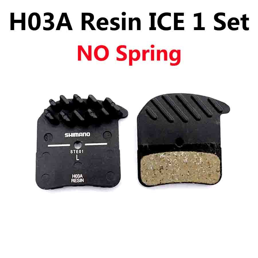SHIMANO – plaquettes de frein de montagne DEORE XT, SAINT ZEE, H03A, H03C, D03S, Ice Tech, M8020, M820, M640: H03A Resin ICE 1 SET