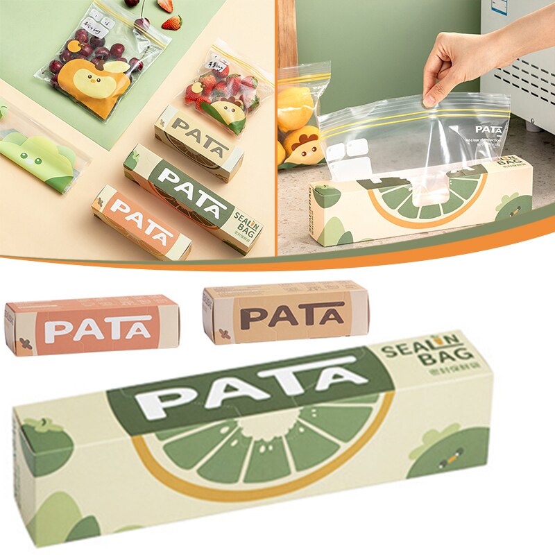 Multipurpose Food Storage Bag Transparent Refrigerator Freezer Sealed Bag Clear Durable Leakproof Food Bag Home Kitchen Supplies