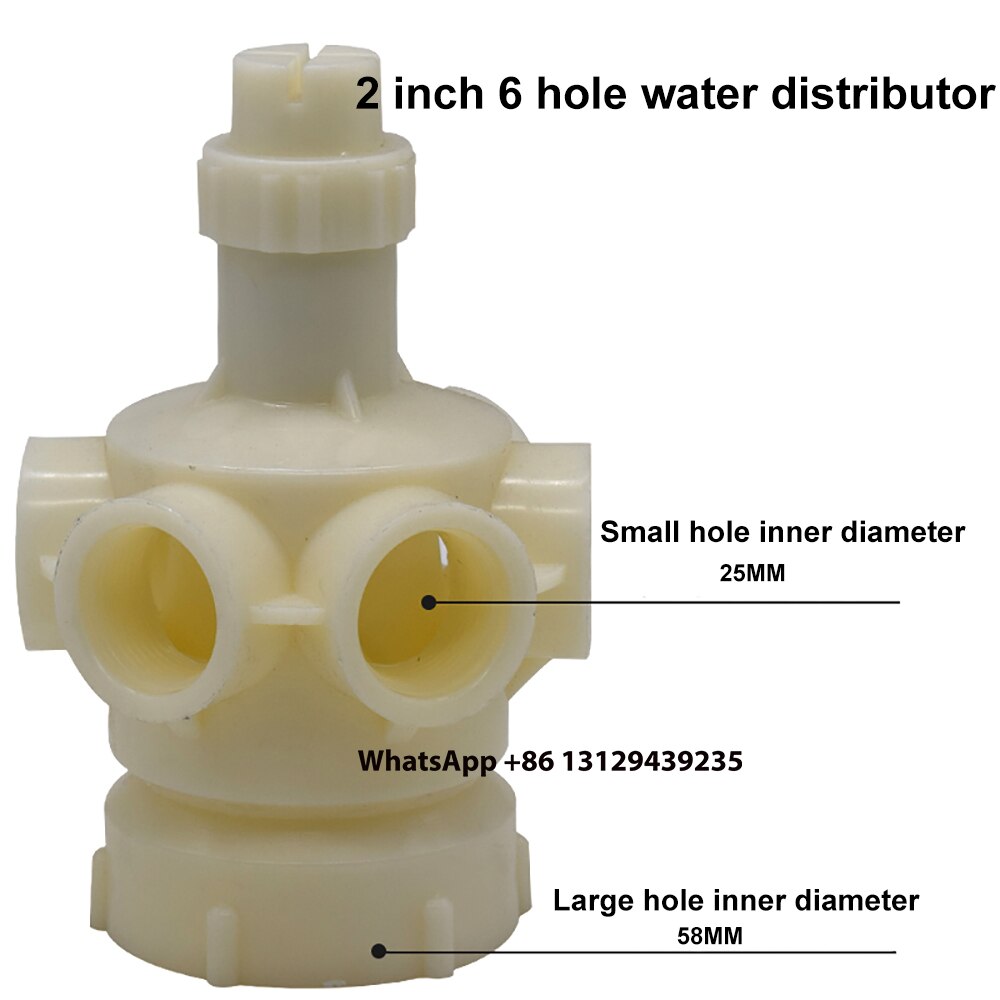 Tour de refroidissement ABS, tête d&#39;arrosage, distributeur d&#39;eau rotatif, pièces de rechange avec tuyau de Distribution d&#39;eau: 2 inch 6 blades