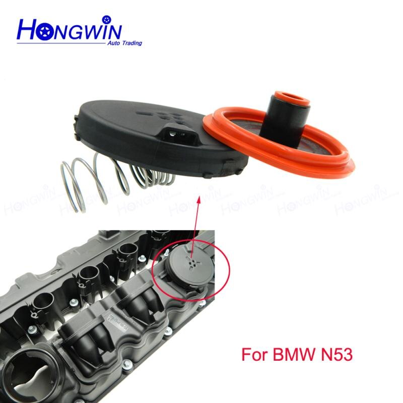 Brand N53 Engine Cylinder Head Cover Repair Kit Valve Cap With Membrane For BMW 3 5 Series E90 E91 E92 E60 F10 F11 325i 525i