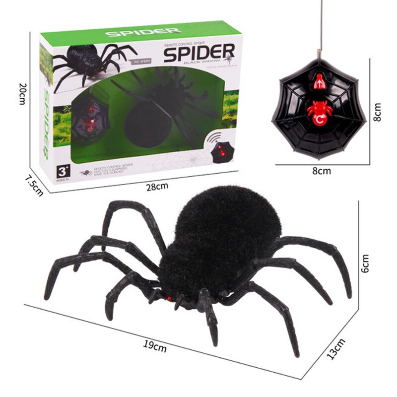 Télécommande araignée effrayant loup araignée Robot réaliste nouveauté blague jouets enfant créativité décoration blagues blague Spielzeug