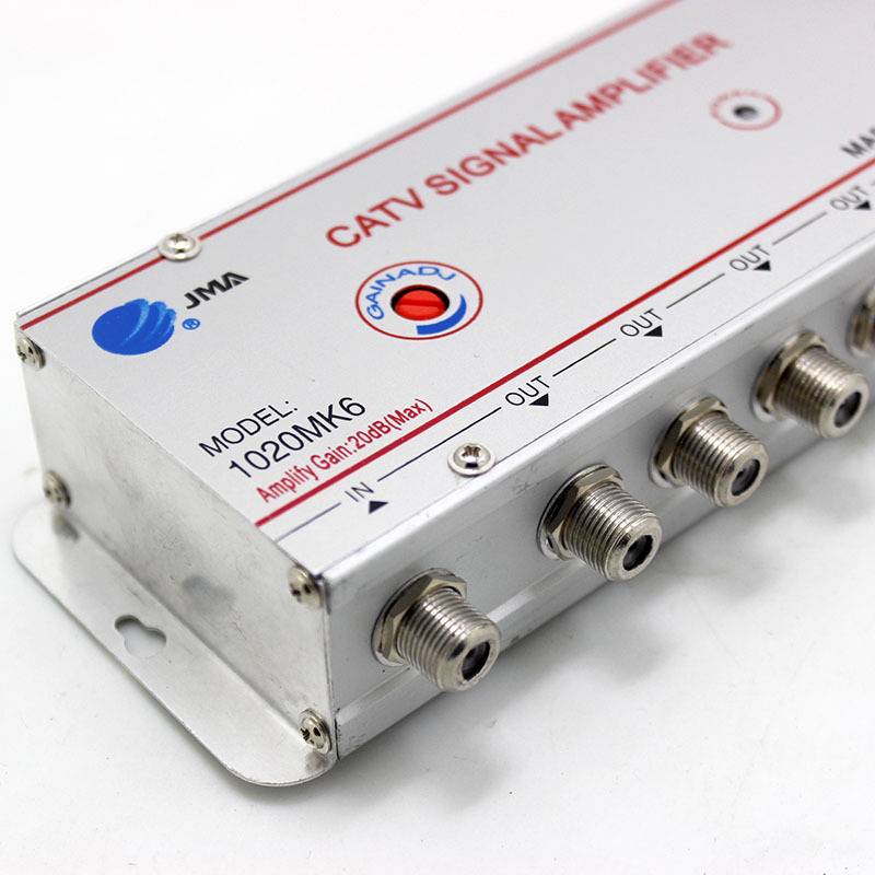 2/3/4/6/8 Way 20DB CATV TV Antenna Signal Amplifier Booster Splitter 8620SA2 8620SA3 for Digital TV Equipments EU Plug 220V
