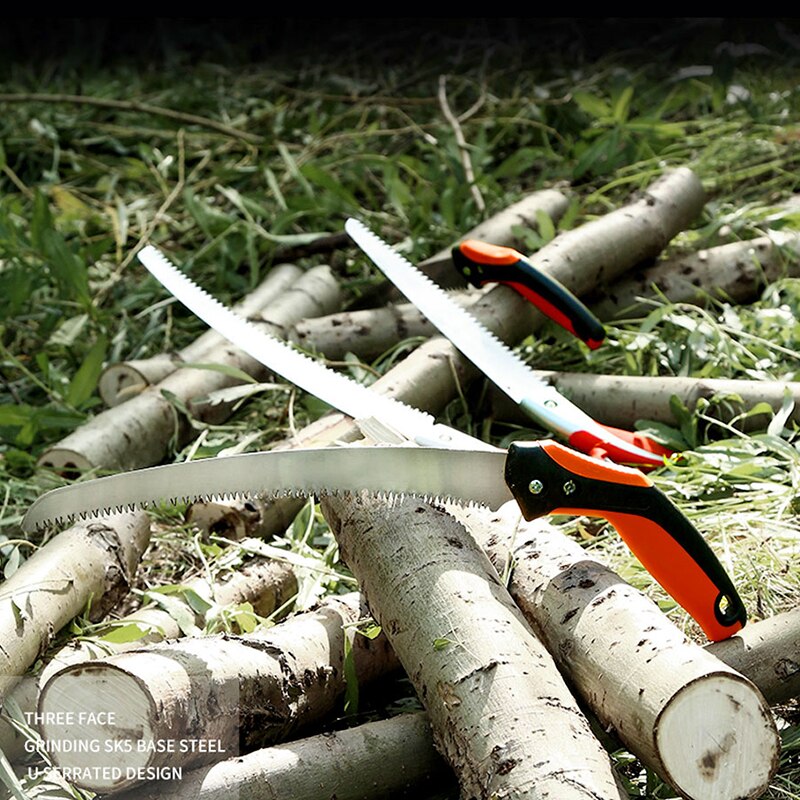 Bærbart hjem manuell frukttre beskjæringe sag trebearbeiding verktøy folding trimmer, hagetrimmer, hjem anti hopper hånd baufil